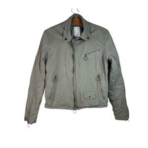 J.Lindeberg Women’s Green Utility Zipper Cropped Jacket Size L